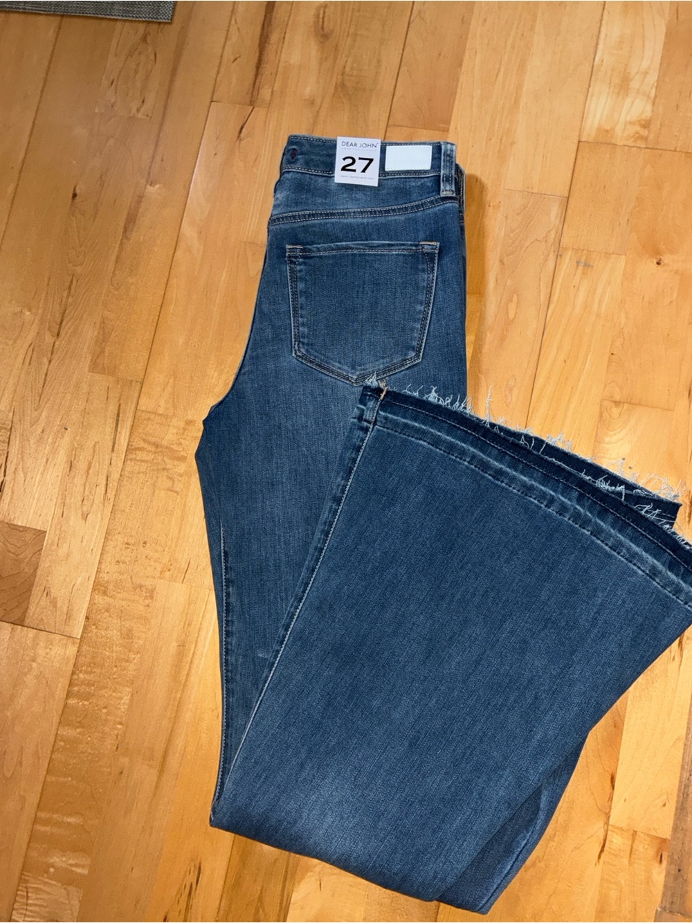 Dear John High Rise Flare Jeans NEW size 27 Tall